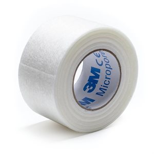 3M Micropore Tape, 1" x 10 yds, 12 rolls / box