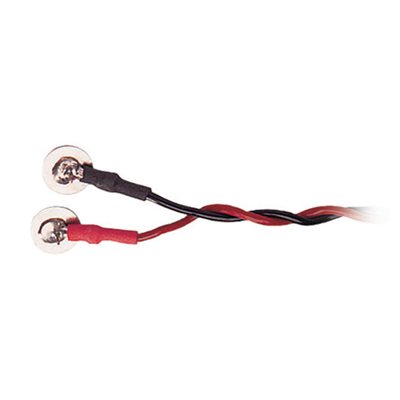 NATUS Reusable Stainless Steel Disc Electrodes, Twisted 1.0m Lead w / touchproof Connectors