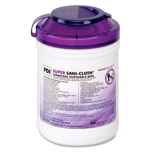 Disinfecting Wipe,Super Sani Cloth 160 wipes / canister
